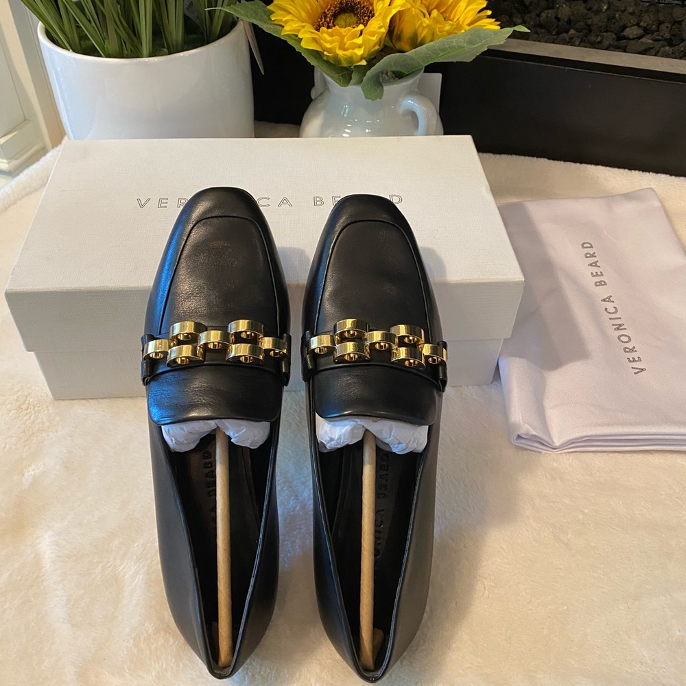 Veronica Beard Alire Chain Loafer